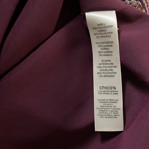 Chico's Multicolor Paisley Blouse - Picture 12 of 12